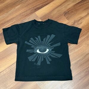 Black Graphic Eye Tee